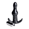 Bumpy Vibrating Anal Plug Black