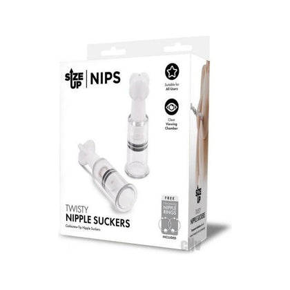 Su Twisty Nipple Suckers Sm Clr/blk