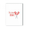 Scissor Me Naughty Greeting Card