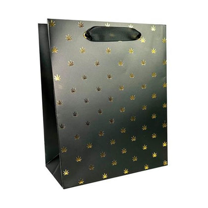 Polka Pot Gift Bag - Black/gold