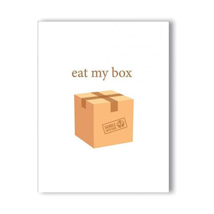 Eat My Box Naughty Greeting Card