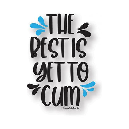 Yet 2 Cum Naughty Sticker - Pack Of 3