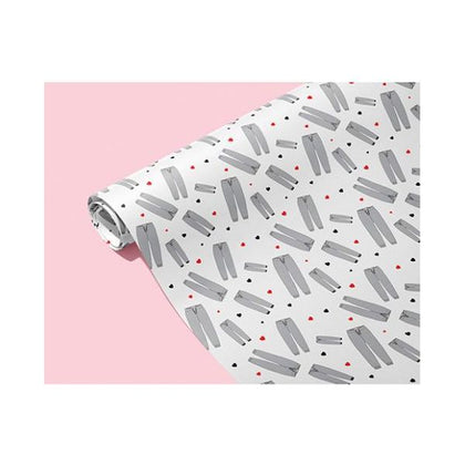 Grey Sweatpants Naughty Wrapping Paper