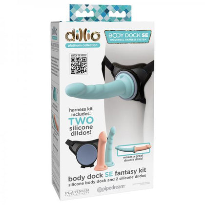 Dillio Platinum Body Dock Se Fantasy Kit With 6 & 7 In. Silicone Dildos