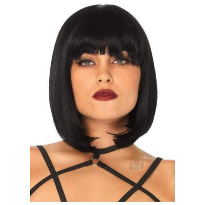 Short Natural Bob Wig Os Blk