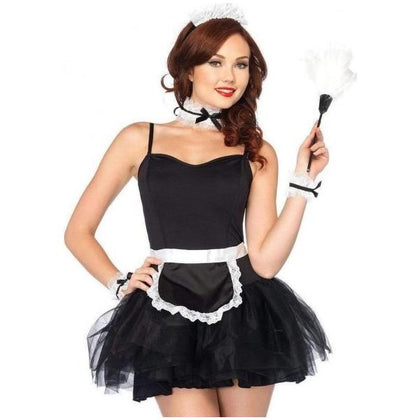 French Maid Kit 4pc Blk/wht