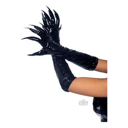 Vinyl Claw Gloves Sm Black