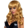 Misfit Long Wavy Bang Wig O/s Dk Blond