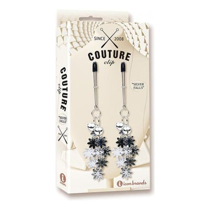 Couture Clips Luxury Nipple Clamps - Silver Falls