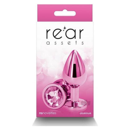 Rear Assets Metal Anal Plug Medium Pink