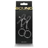 Bound Nipple Clamps C2 Gunmetal