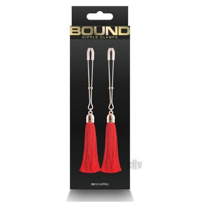 Bound Nipple Clamps T1 Red