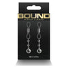 Bound Nipple Clamps D1 Gunmetal