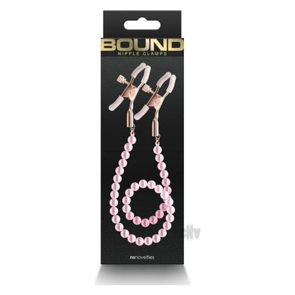 Bound Nipple Clamps Dc1 Pink