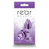 Rear Assets Metal Anal Plug Medium Purple