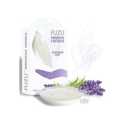 Fuzu Massage Candle Lavender Mist White 4 Oz.