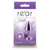 Rear Assets Petite Metal Anal Plug Purple