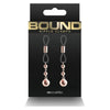 Bound Nipple Clamps D1 Rose Gold