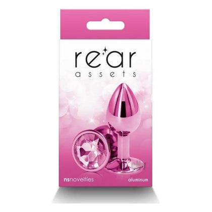 Rear Assets Metal Anal Plug Small Pink