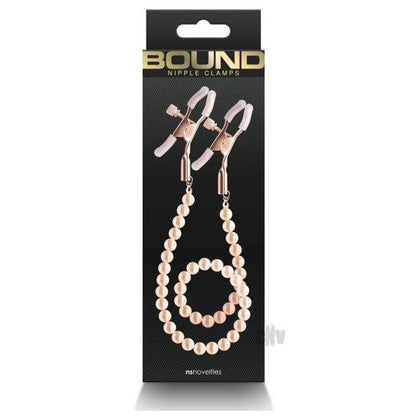 Bound Nipple Clamps Dc1 Rose Gold