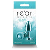 Rear Assets Petite Metal Anal Plug Teal