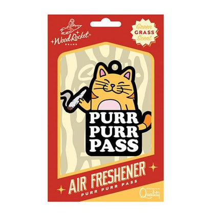 Wood Rocket Air Freshener Purr Purr Pass