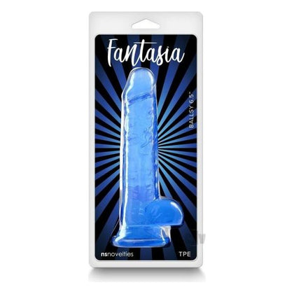 Fantasia Ballsy 6.5 In. Jelly Dildo Blue