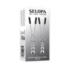 Selopa Beaded Nipple Clamps Stainless Steel Silver