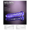 Selopa Slimplicity 6 In. Jelly Dong Purple