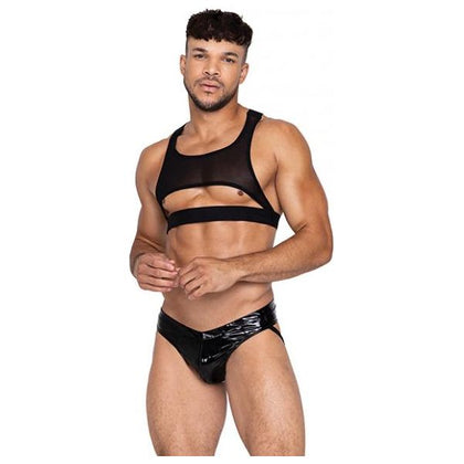 Voyeur Harness Black Lg