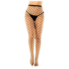 Fenced Net Pantyhose Black O/s