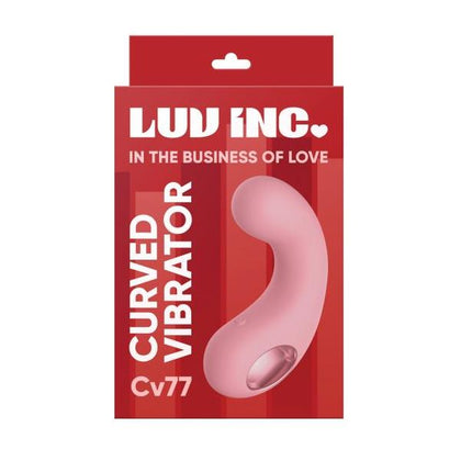 Luv Inc. Curved Vibrator - Light Pink