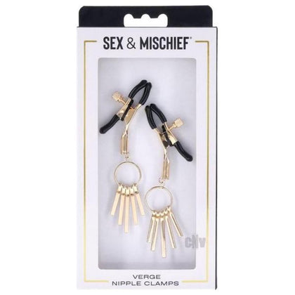 Sandm Verge Nipple Clamps Gld/blk