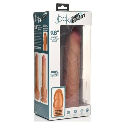 Jock Dual Dense Uncut Dildo 9.8 Tan