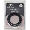 Wide Silicone Donut Ring Black 1.75 