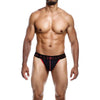 Male Basics Neon Thong Red Md