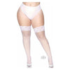 Spandex Thigh Stay Up Top 1x/2x White