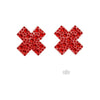 X Factor Nipple Jewel Stickers O/s Red