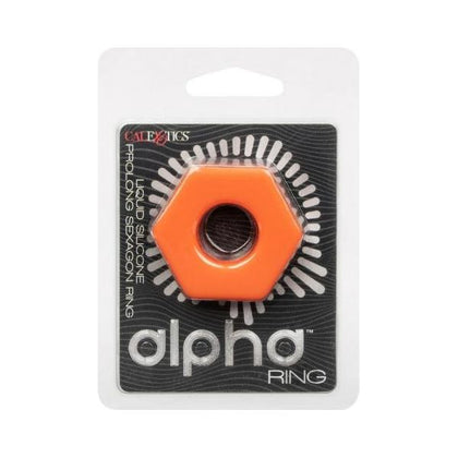 Alpha Prolong Sexagon Ring Orange