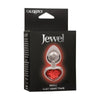 Jewel Small Ruby Heart Plug Red