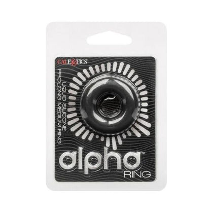 Alpha Prolong Medium Ring Black