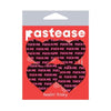 Pastease Petites Fuck Me Hearts - Black/pink O/s