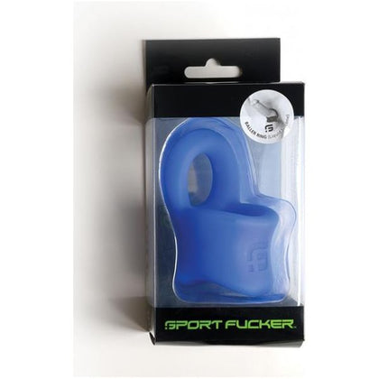 Sport Fucker Silicone Baller Ring - Blue