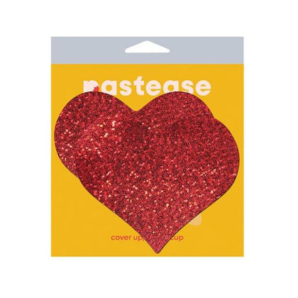 Pastease Heart Glitter Red Fuller Coverage