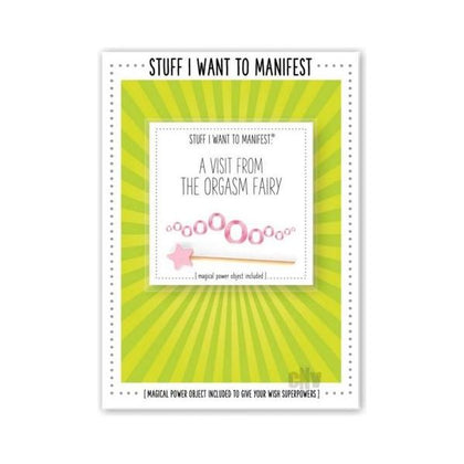 Manifest Greeting Card Orgasm