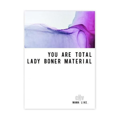 Lady Boner Greeting Card