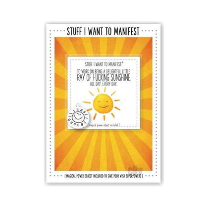 Manifest Greeting Card Sunshine