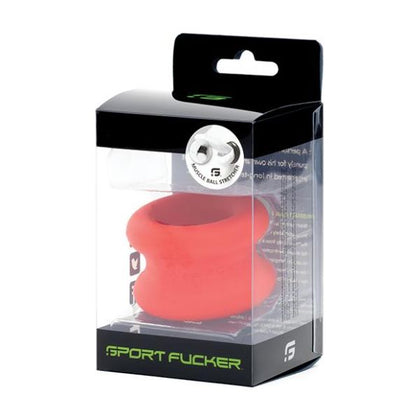 Sport Fucker Silicone Muscle Ball Stretcher - Red