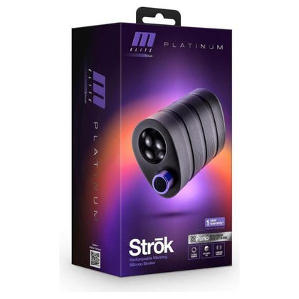 M Elite Platinum Strok Black