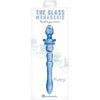 Glass Menage Puppy Dildo Blue